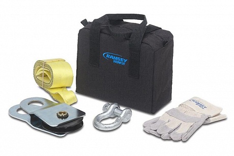 Набор аксессуаров для ATV: сумка, шакл, стропа корозащитная,блок, перчатки