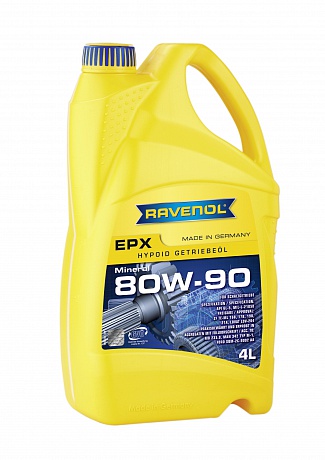 Трансмиссионное масло RAVENOL Getriebeoel EPX SAE 80W-90 GL-5 ( 4л) new